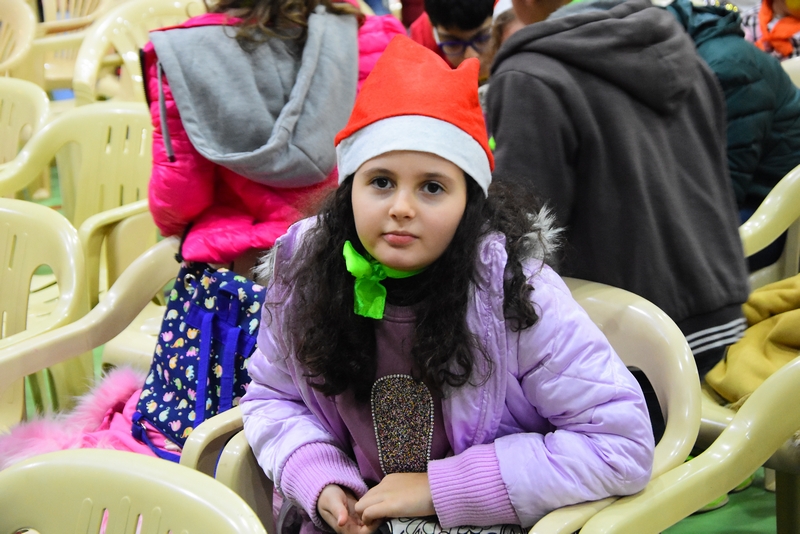 Saint Vincent de paul celebrating Christmas at Jesus & Mary school